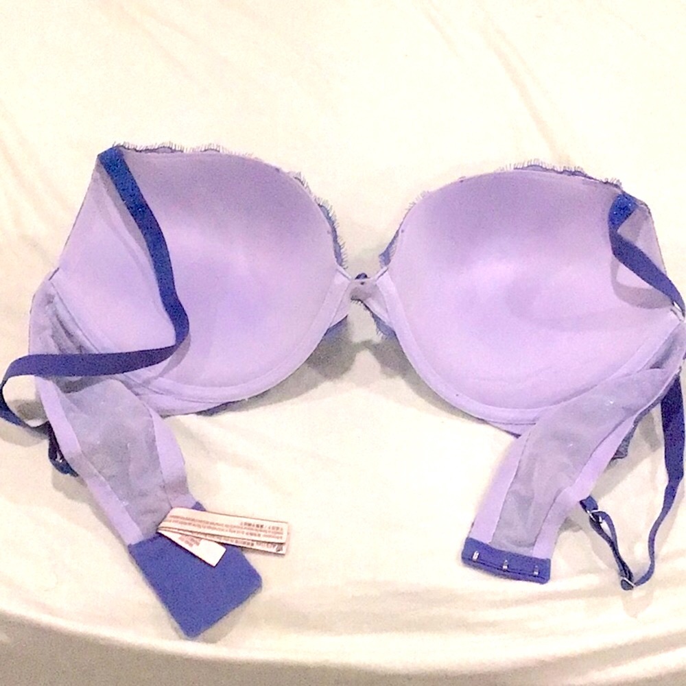 Lingerie Sale💋Sexy Mermaid 🧜‍♀️ shimmer tanzanite purple VS bra! Size 38D 😻👏 - Picture 2 of 7